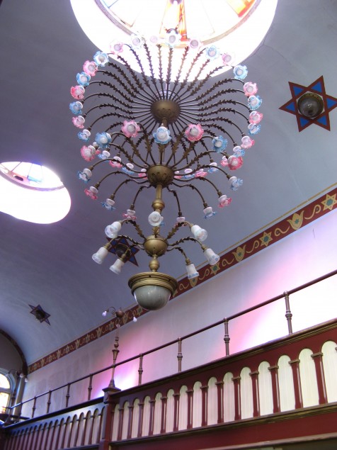 chandelier at temple