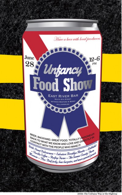 unfancy food show pbr can