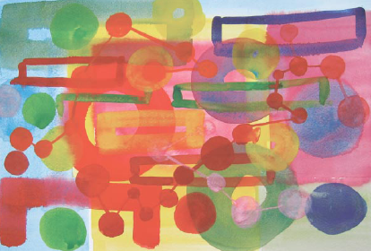 Richard Timperio “Untitled Watercolor” (2010). Photo courtesy Art 101