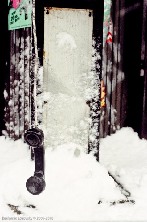 Ben Lozovsky telephone booth