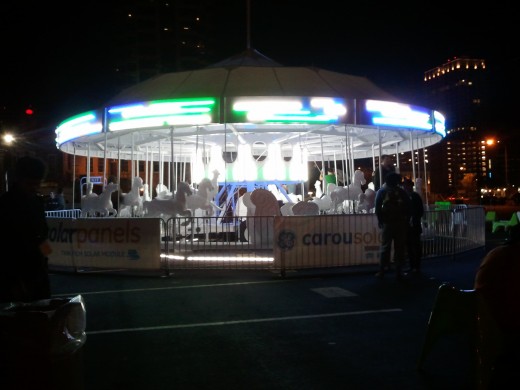 The Carousolar says goodnight.