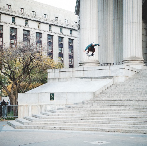 ELI REED—SWITCH KICKFLIP—DOWNTOWN MANHATTAN—2008