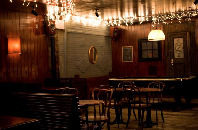 Inside Zablozki's bar.  Photo by Ashley Corbin-Teich