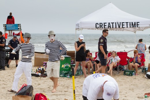 Sandcastles2013_CT tent and mimes