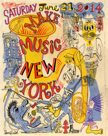 make music new york poster 2014