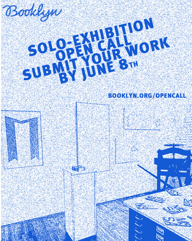 booklyn open call for solo exhibition