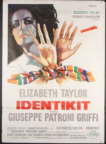 poster for elizabeth taylor identikit the driver's seat