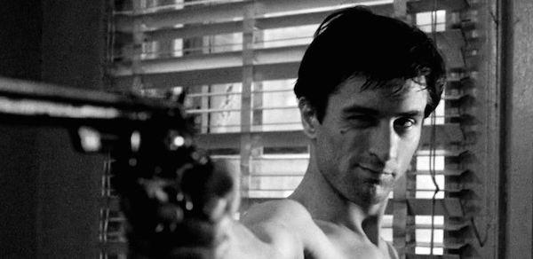 shot of robert de niro from taxi driver