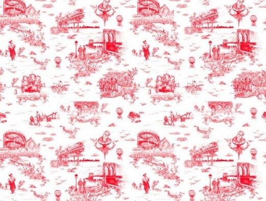 brooklyn toile wallpaper at grace & favor