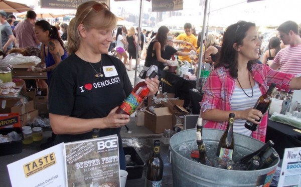 Brooklyn Oenology table at taste wg