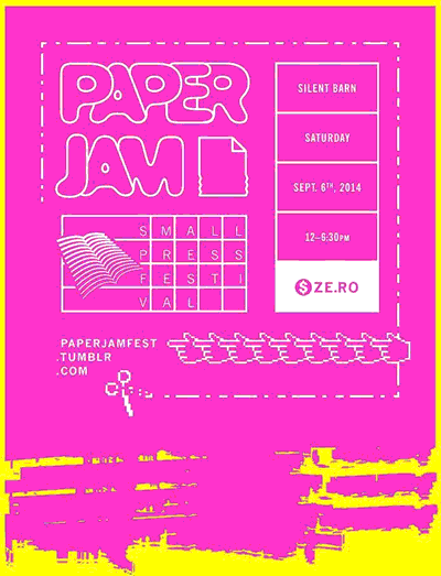 paper jam at silent barn poster